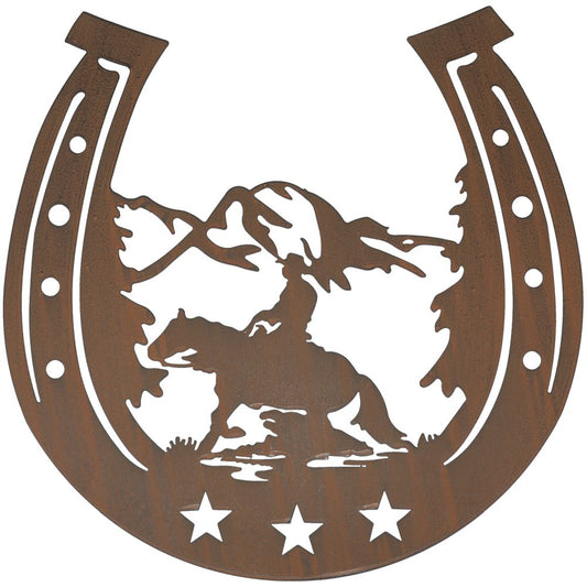 Tough1 Horseshoe/Cowboy Wall Decor