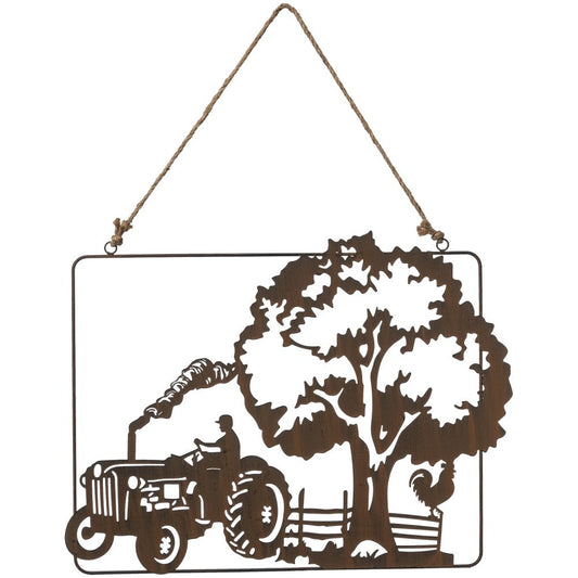 Tractor Scene Wall Décor