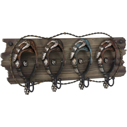 Western Themed 4 Hook Racks
