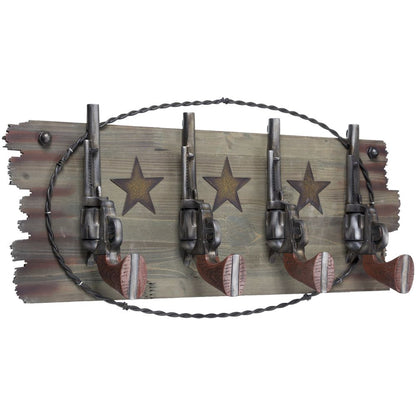 Western Themed 4 Hook Racks