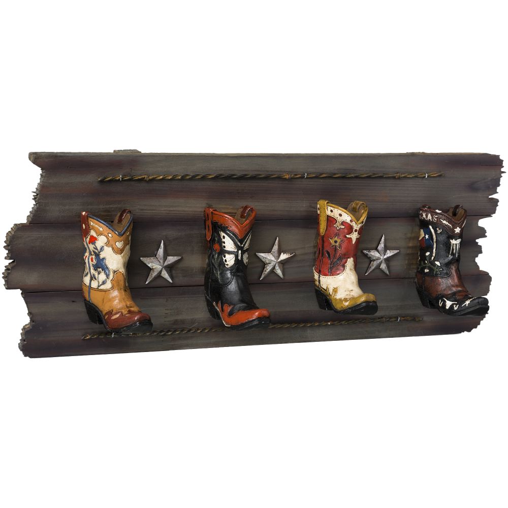 Western Themed 4 Hook Racks