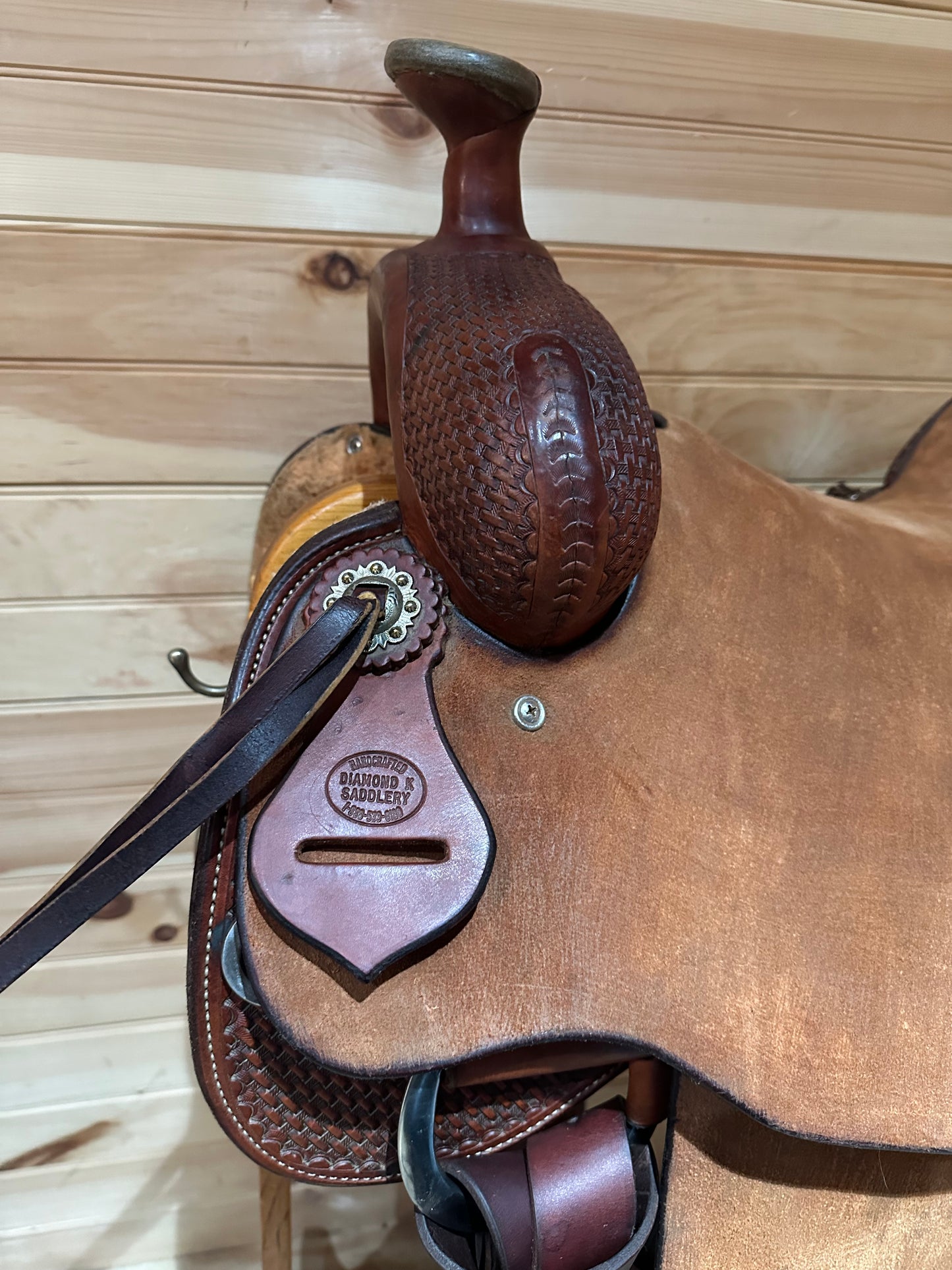 16” Diamond K Saddlery Ranch Roper Western Saddle
