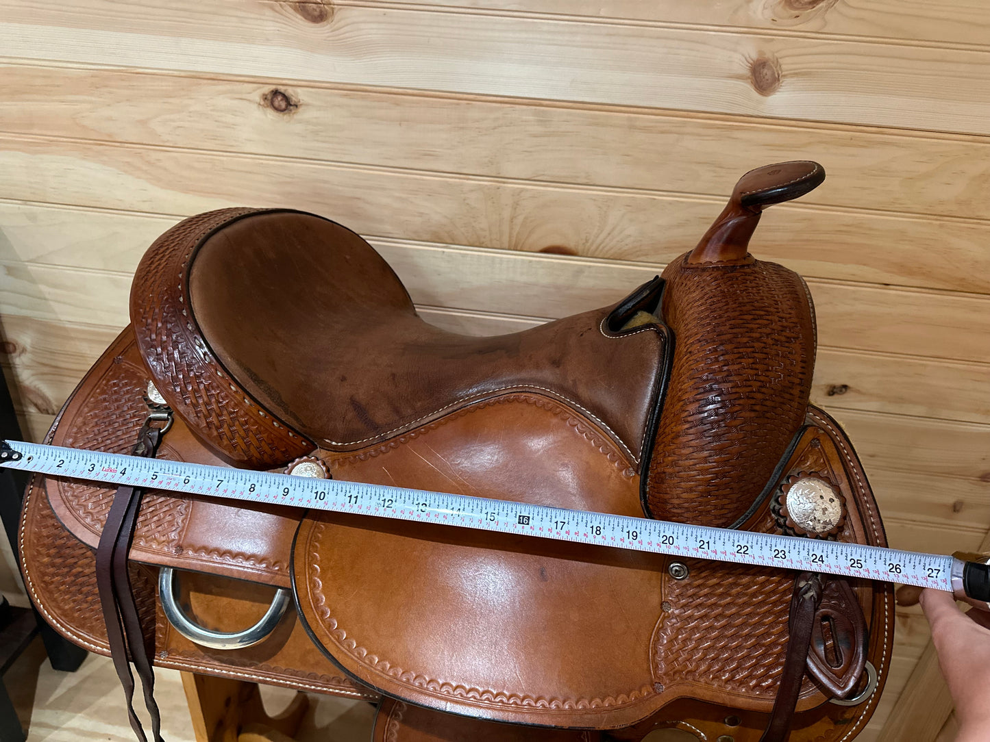 16” Crates Supreme Equi-Fit Western Trail Saddle Model 2170-4W