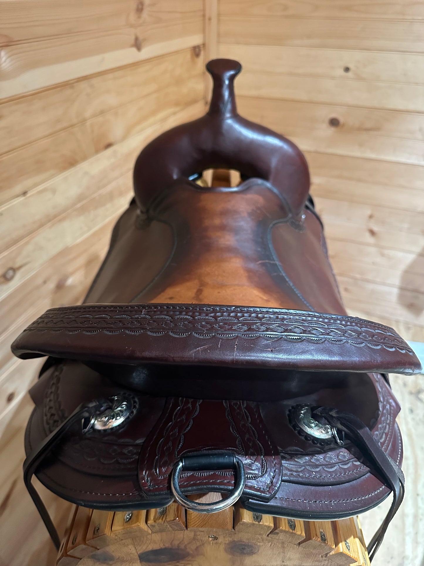 17” Circle Y Flagstaff Flex-Lite Western Trail Saddle Model 1571