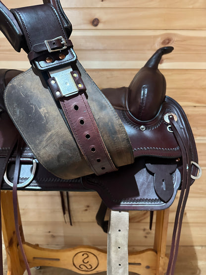 16” Circle Y Topeka Flex2 Western Trail Saddle Model 1651 (2021)