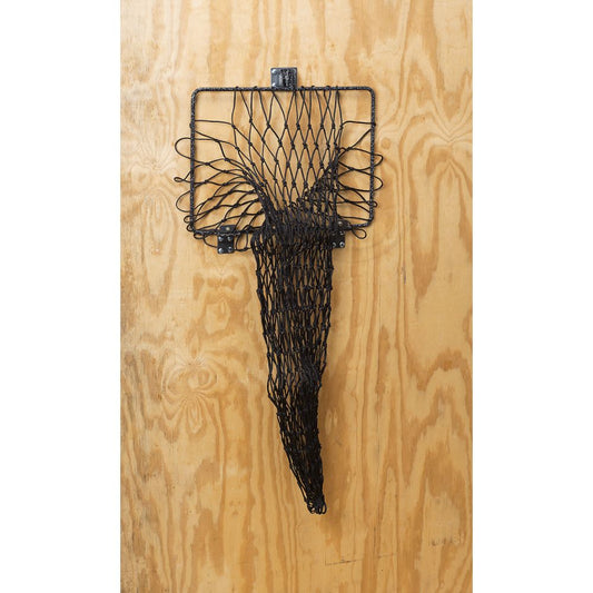 Tough1 Hay Hoops II Quick Assemble Collapsible Wall Feeder with Net in Hammered Finish