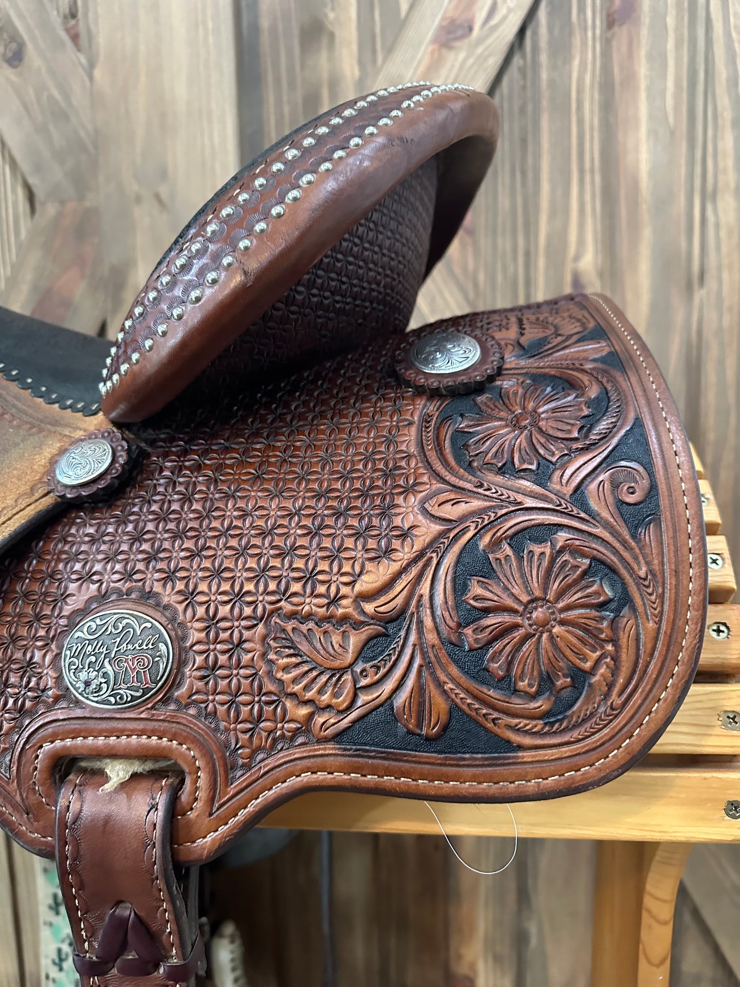 14.5” Reinsman Molly Powell Xtreme Series Barrel Racing Saddle