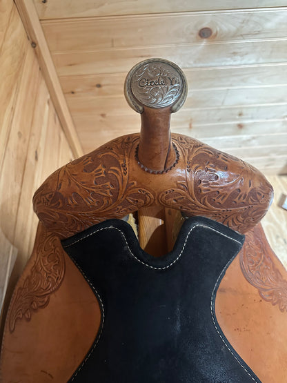 14” Circle Y Youth Western Show Saddle Model 3674