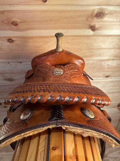 10” Billy Cook Maker Sulphur, OK Maker Youth Western Saddle Model 896