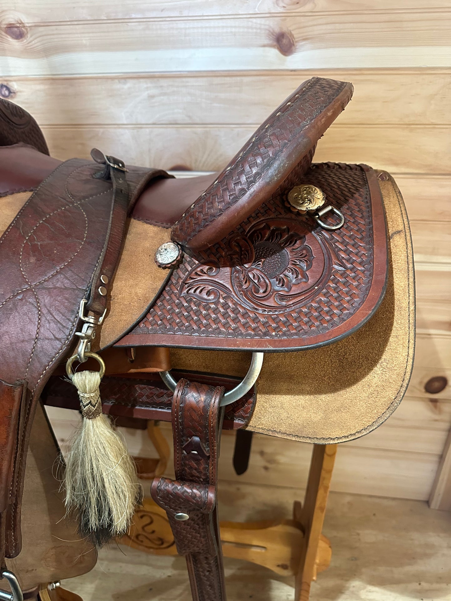 17” Circle Y Cutter Pat Earnheart Western Saddle Model 1345
