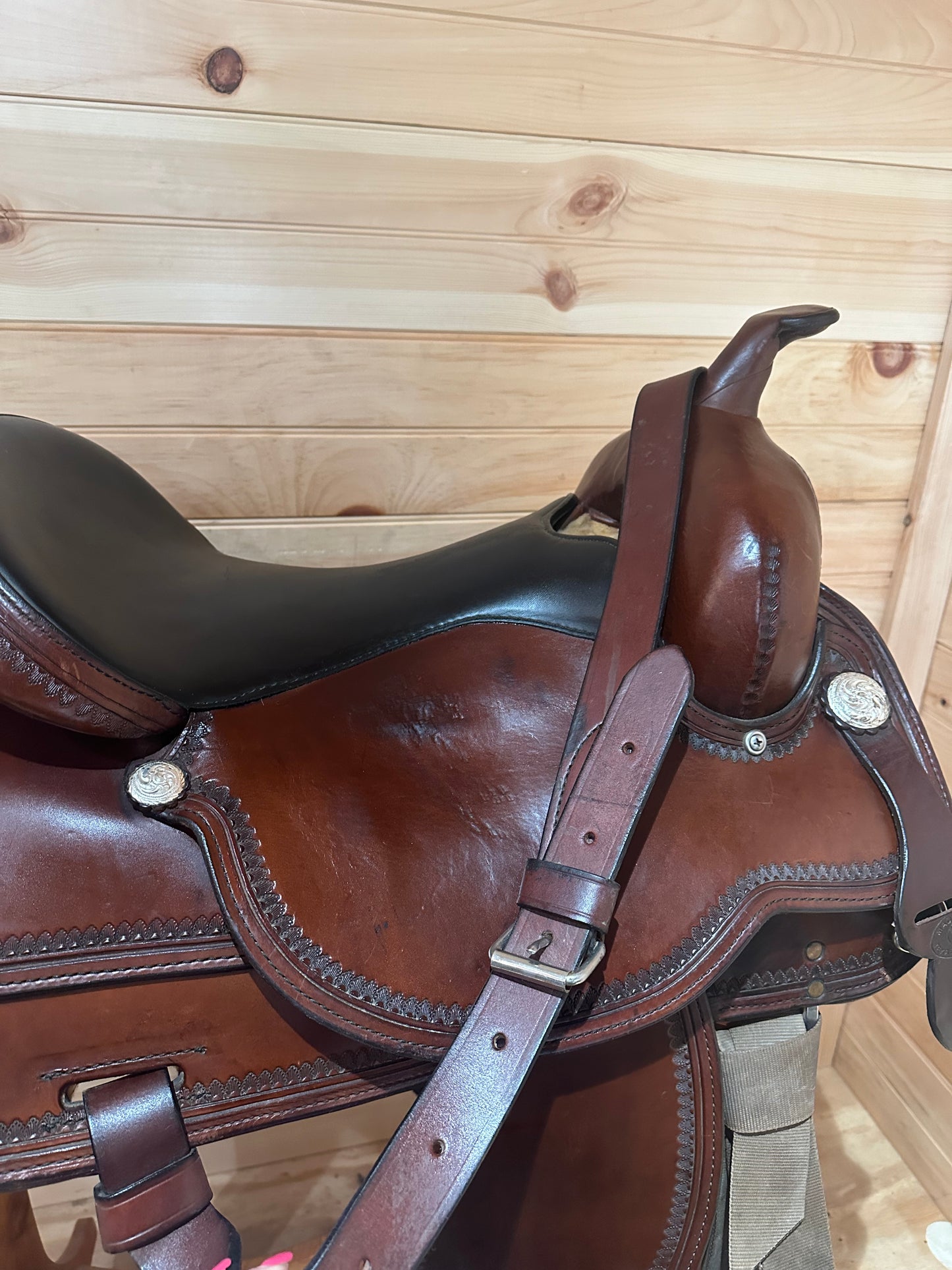 16” Circle Y Topeka Flex-Lite Western Trail Saddle Model 1551