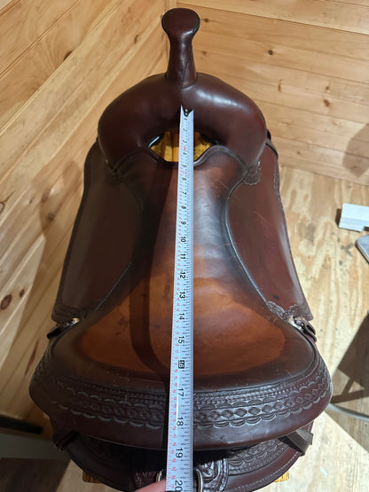 17” Circle Y Flagstaff Flex-Lite Western Trail Saddle Model 1571