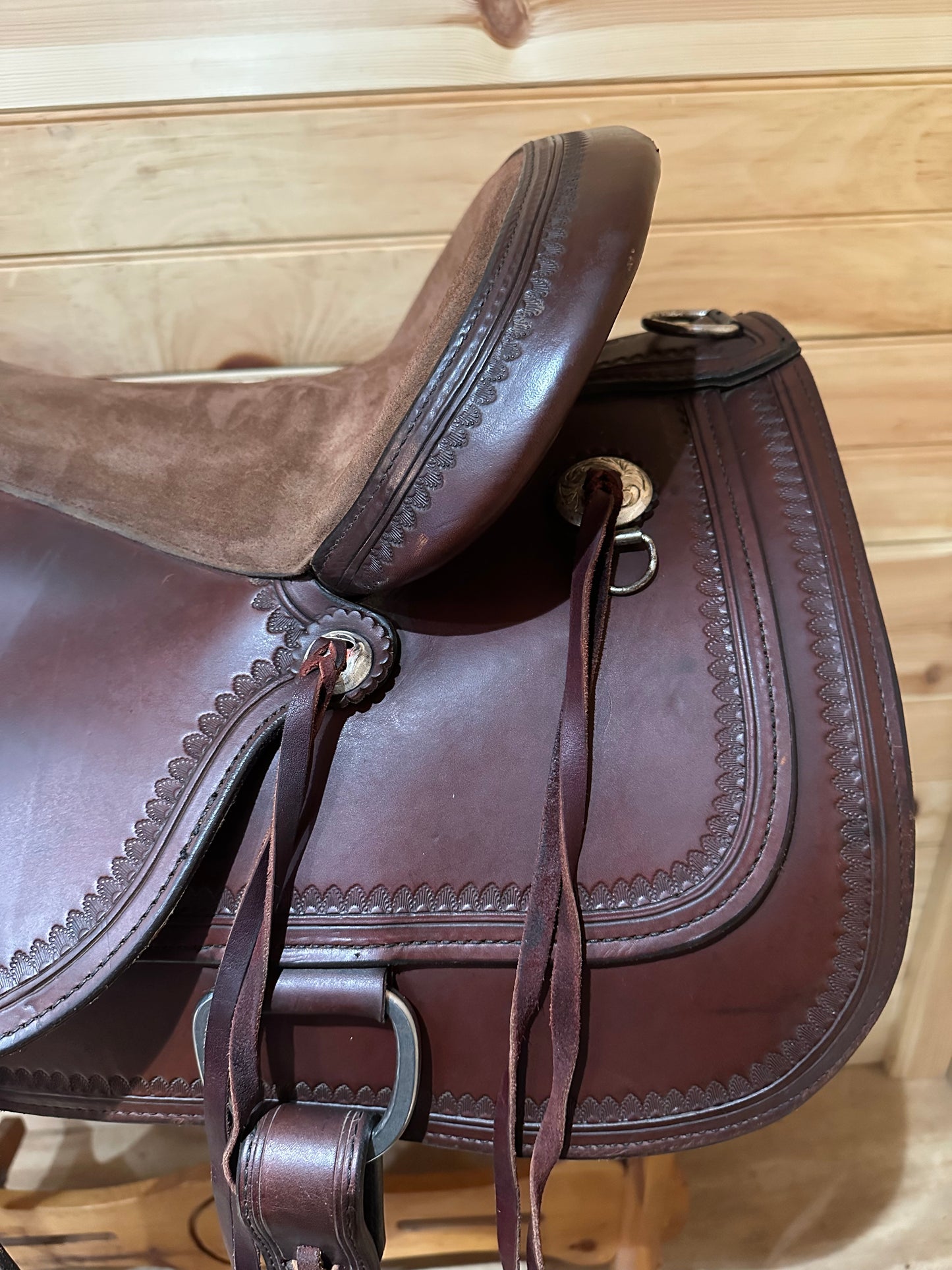 16” Circle Y Topeka Flex-Lite Western Trail Saddle Model 1651