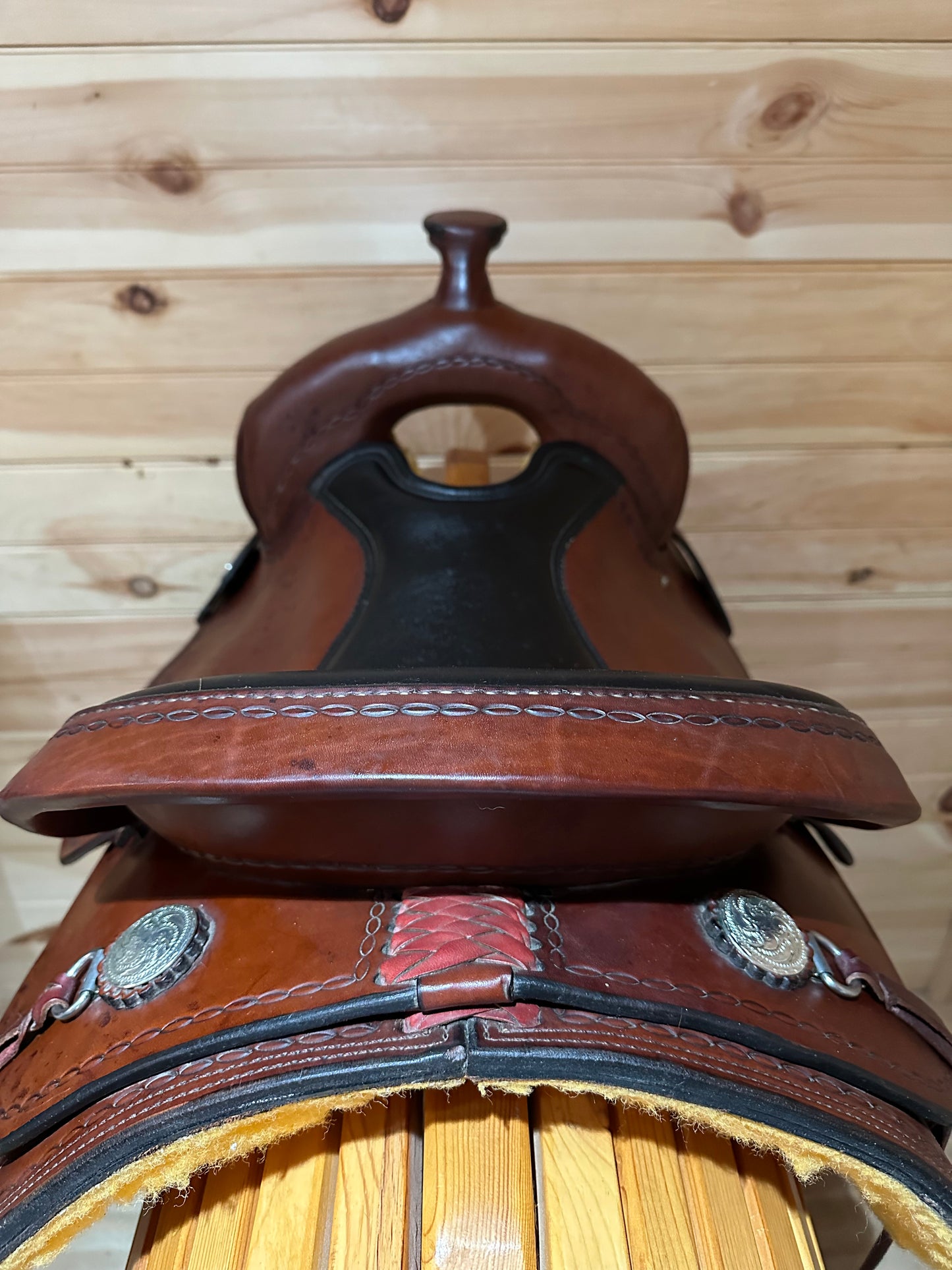 15” Double C Saddlery Western Trail Saddle Model CP 1308 03