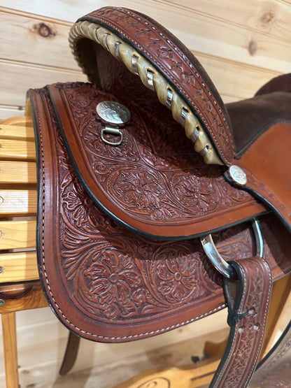 16” Circle Y Kelly Kaminski “Big Dreams-All Heart” Barrel Racing Western Saddle Model 2200