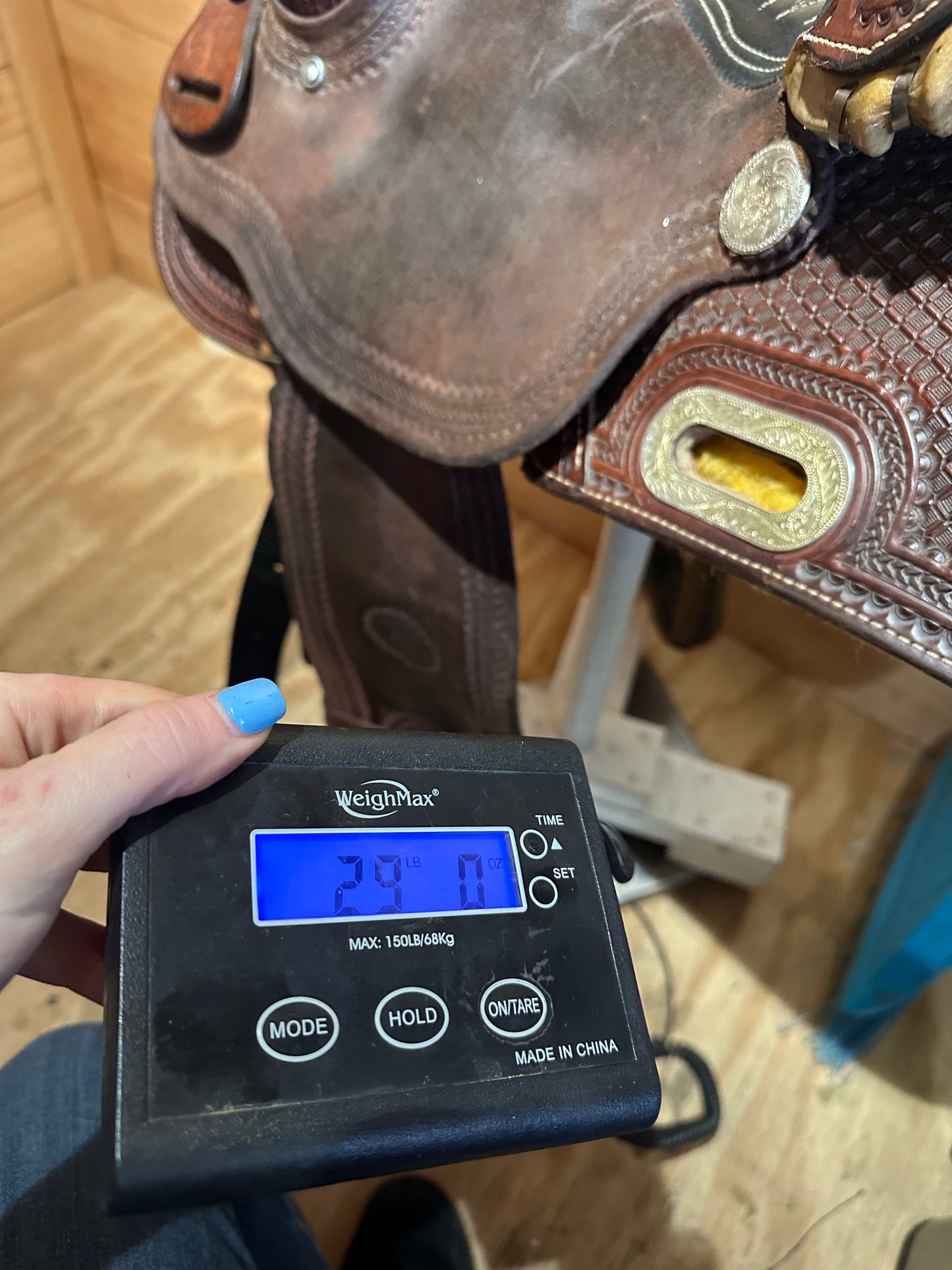 15” Billy Cook Maker Half Breed Waffle Barrel Racing Saddle Model 1907 Sulphur OK