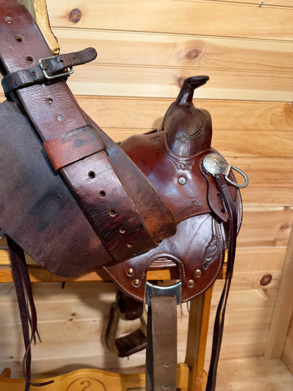 16” RW Bowman B-Light Western Ranch Trail Saddle Model 9416