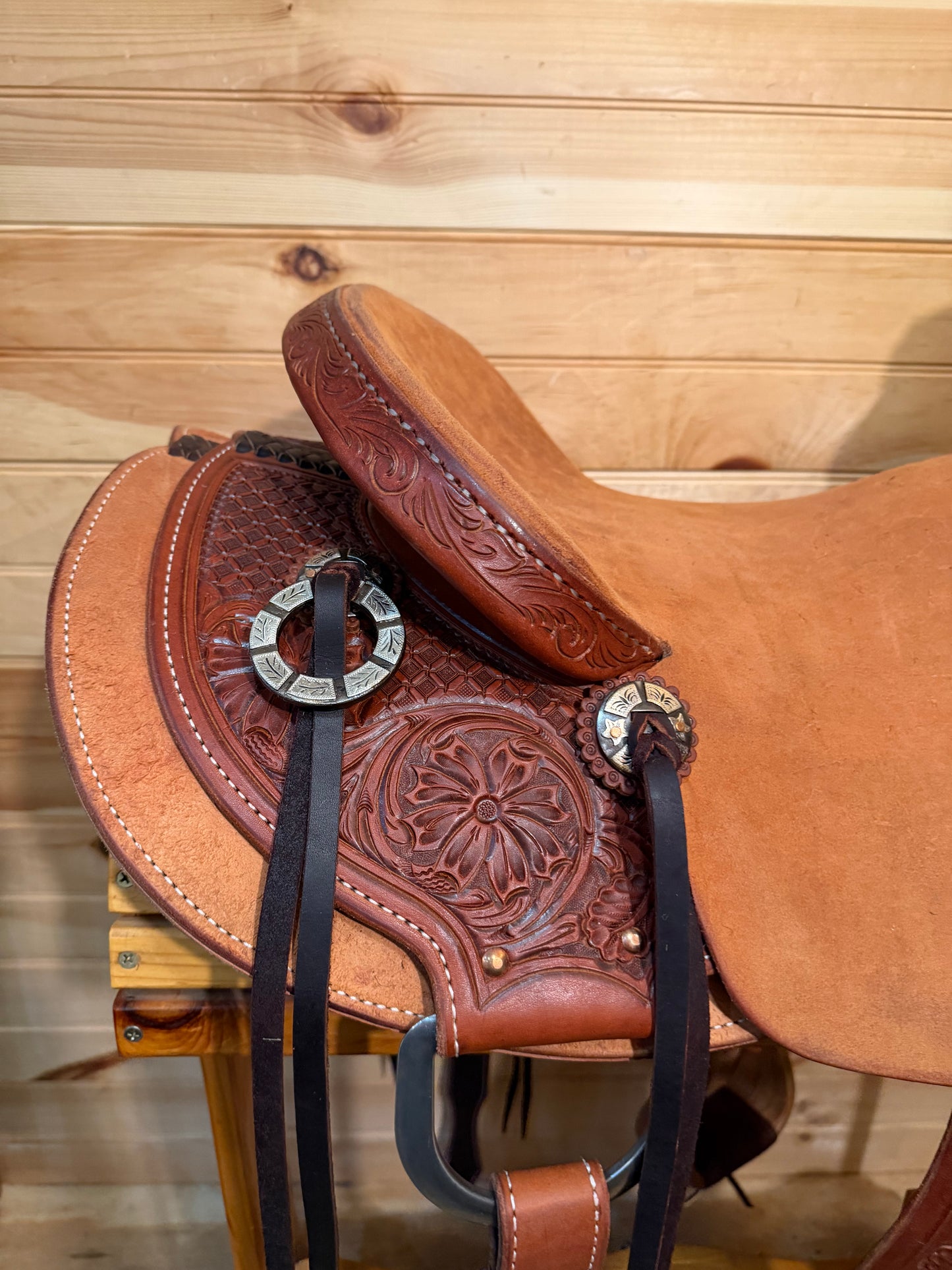 15.5" Paul Taylor Cowboy Ranch Western Saddle