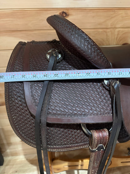 16” Morgan Saddlery 2S Ranch Cutter Western Saddle