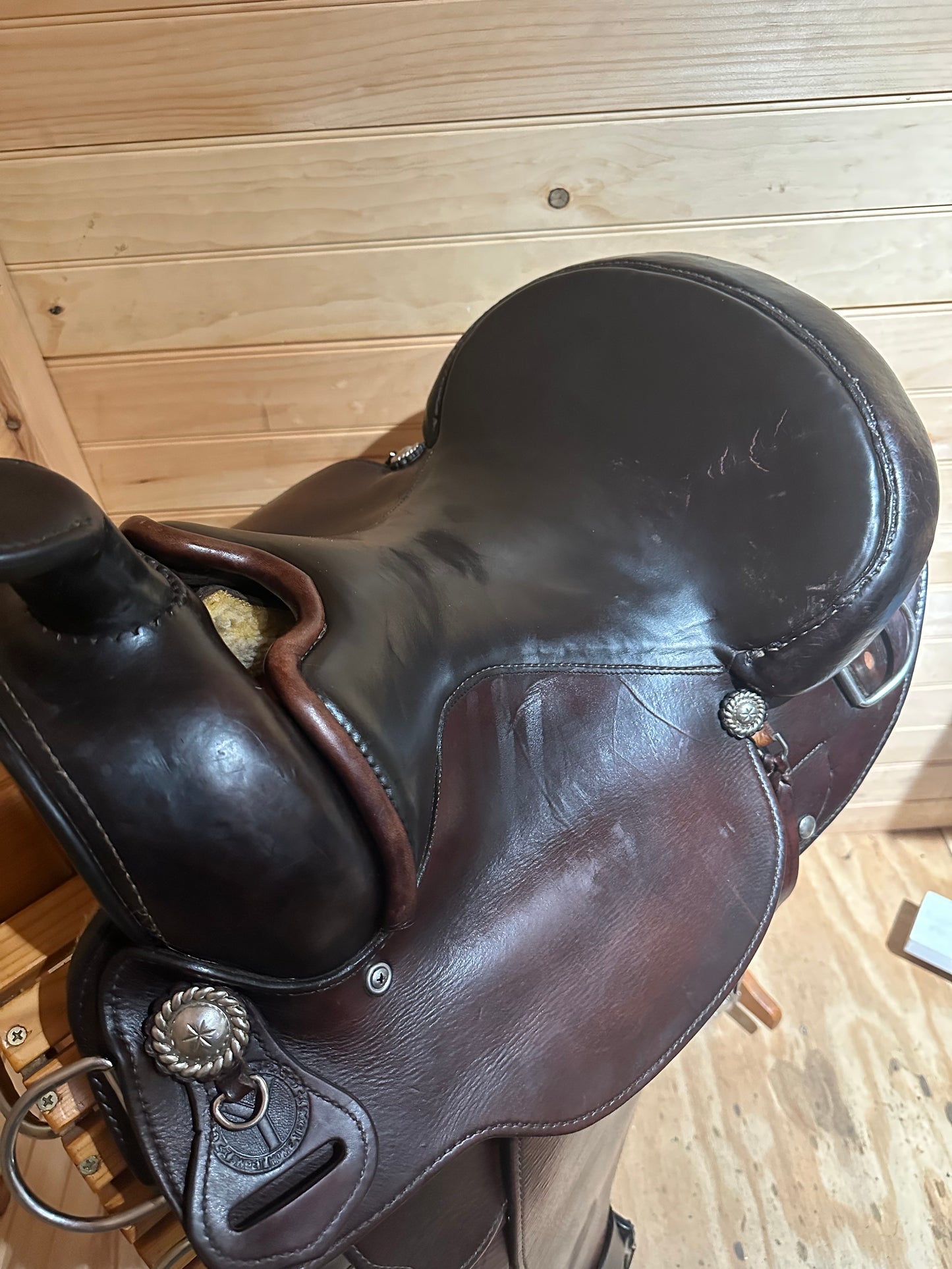 15” Circle Y Arabian Western Equitation Training Saddle Model 2130