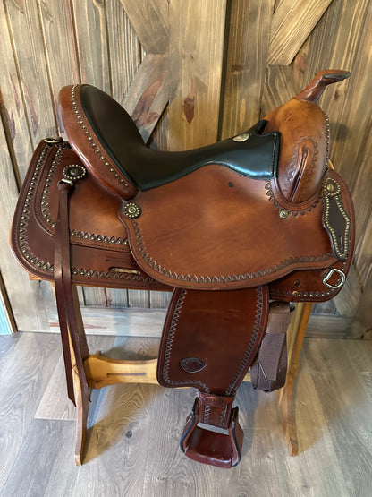 16” Tex Tan Tex-Flex Western Trail Saddle Model 08-TF408S6