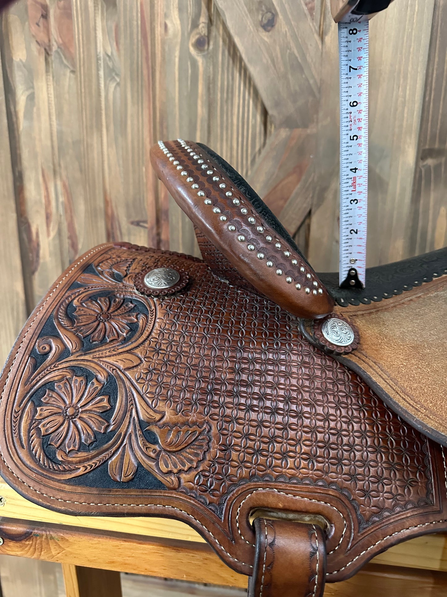 14.5” Reinsman Molly Powell Xtreme Series Barrel Racing Saddle