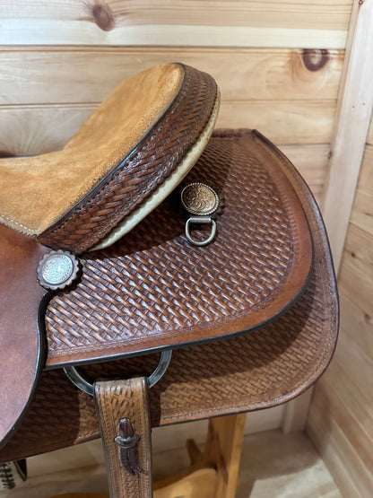 16” Crates Equi-Fit Reiner Western Saddle Model 4527