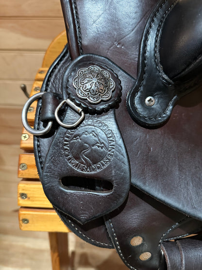 16.5” Allegany Mountain Saddlery Wade Trail Saddle