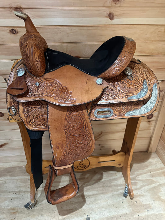 14” Circle Y Youth Western Show Saddle Model 3674