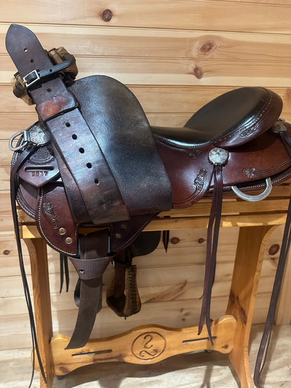 17” RW Bowman B-Light Western Ranch Trail Saddle Model 9517 (XW)