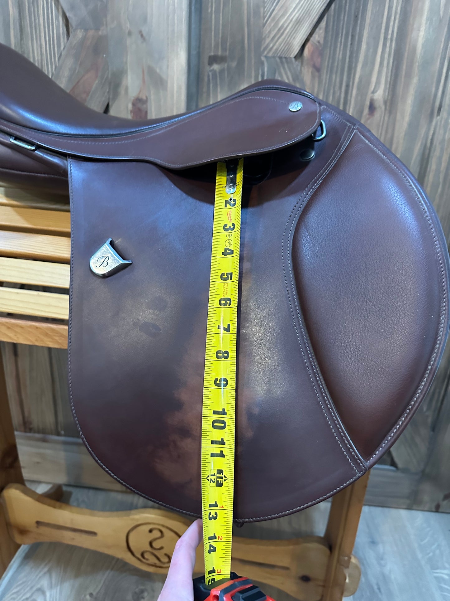 16.5” Bates Caprilli Close contact/Jumping Saddle w/ XCH