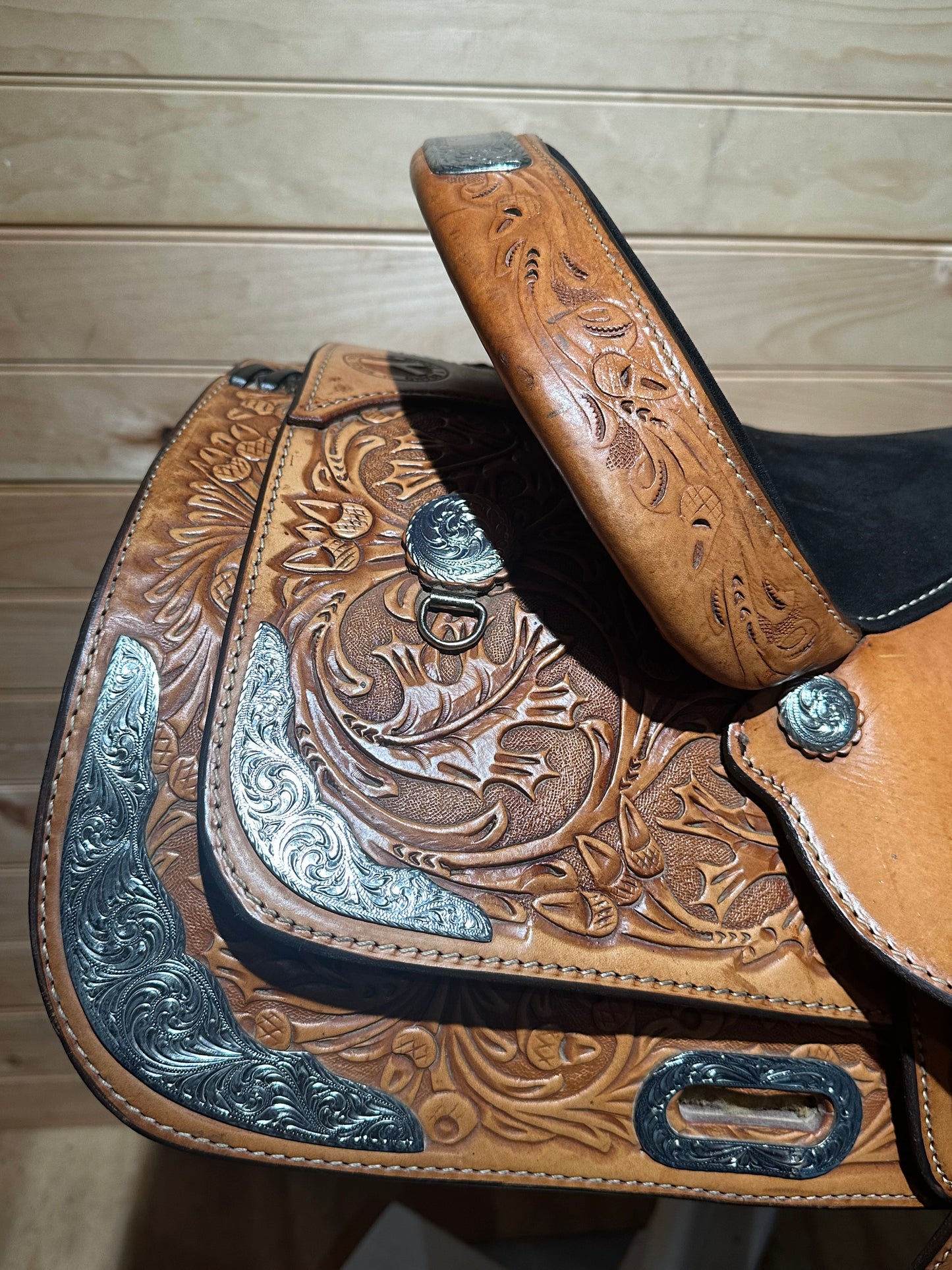 14” Circle Y Youth Western Show Saddle Model 3674