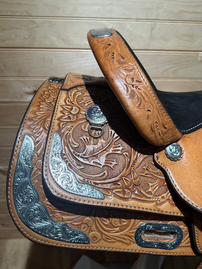 14” Circle Y Youth Western Show Saddle Model 3674