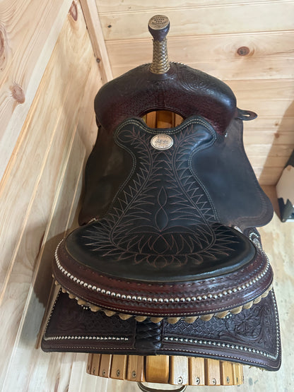 15” Billy Cook BW Barrel Racing Saddle Model 1930