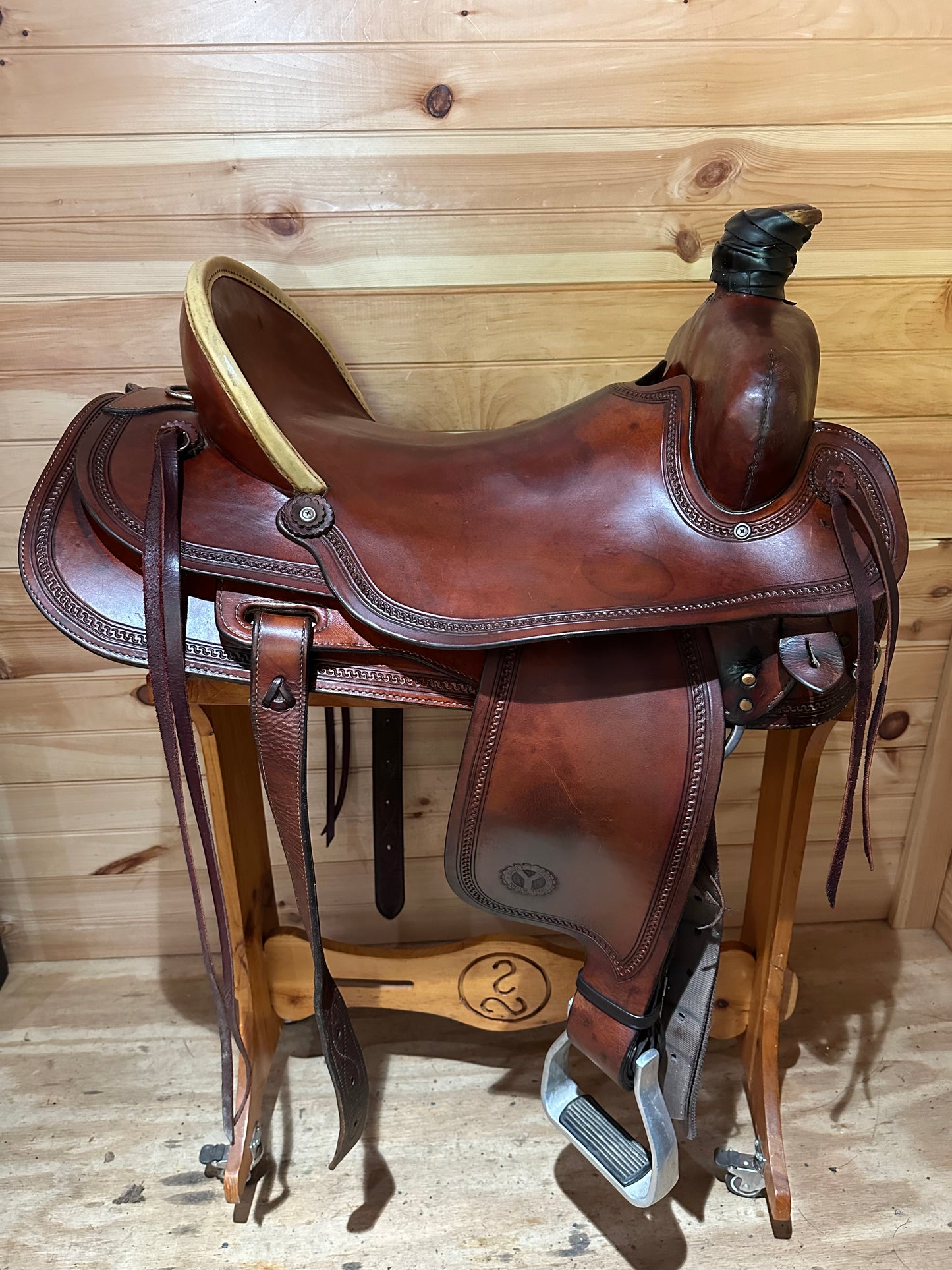 18” Circle Y All-Around Ranch Roper Western Saddle Model 1124