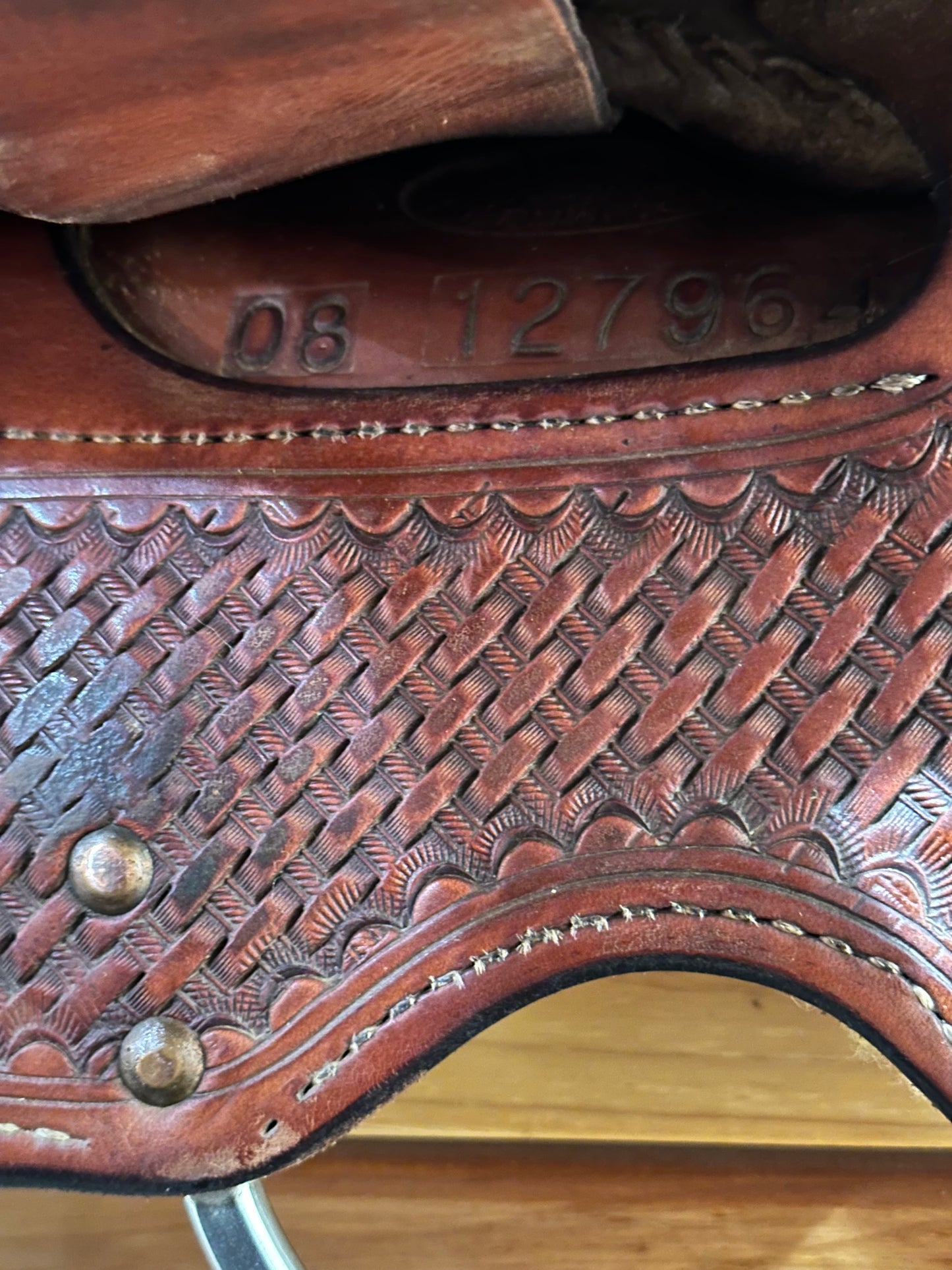 16” Billy Cook Maker Sulphur,OK Western Trail Saddle Model 1536