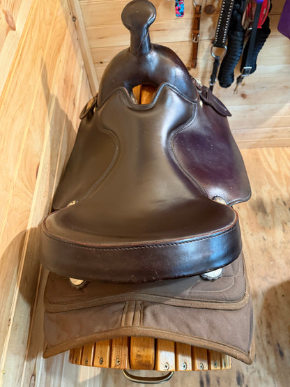 15.5” Big Horn Haflinger Western Trail Saddle Model 295