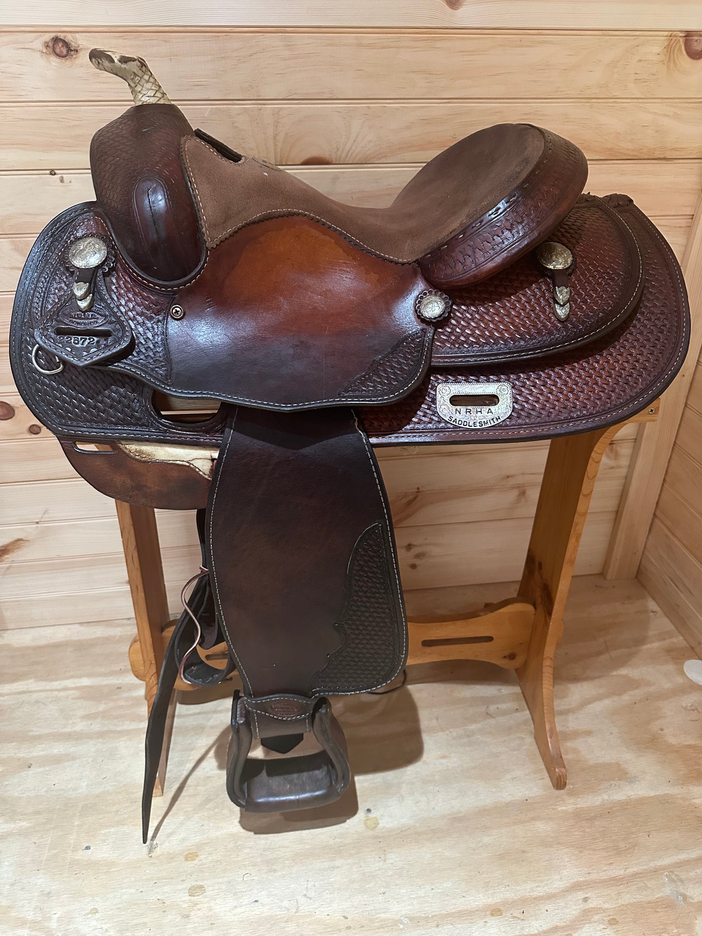 15” SaddleSmith Bob Loomis NRHA Reiner Western Saddle Model 22672