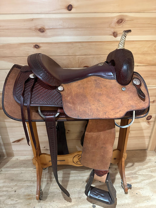 16.5” Billy Cook Cutter Western Saddle Model 432