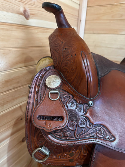 15” Tex Tan Hereford Western Trail Saddle Model 08-4014P5