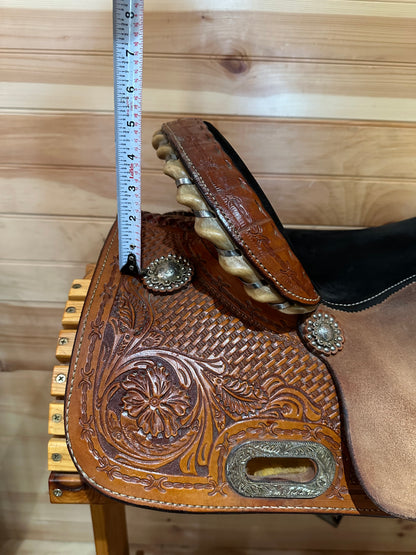 15” Hud Roberts HR Barrel Racing Western Saddle