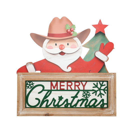 Merry Christmas Santa Sign