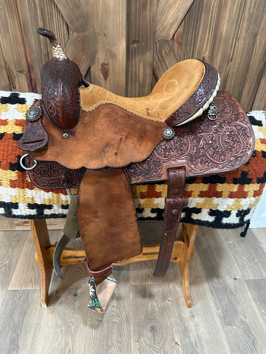 14” Ammerman Barrel Racing Saddle