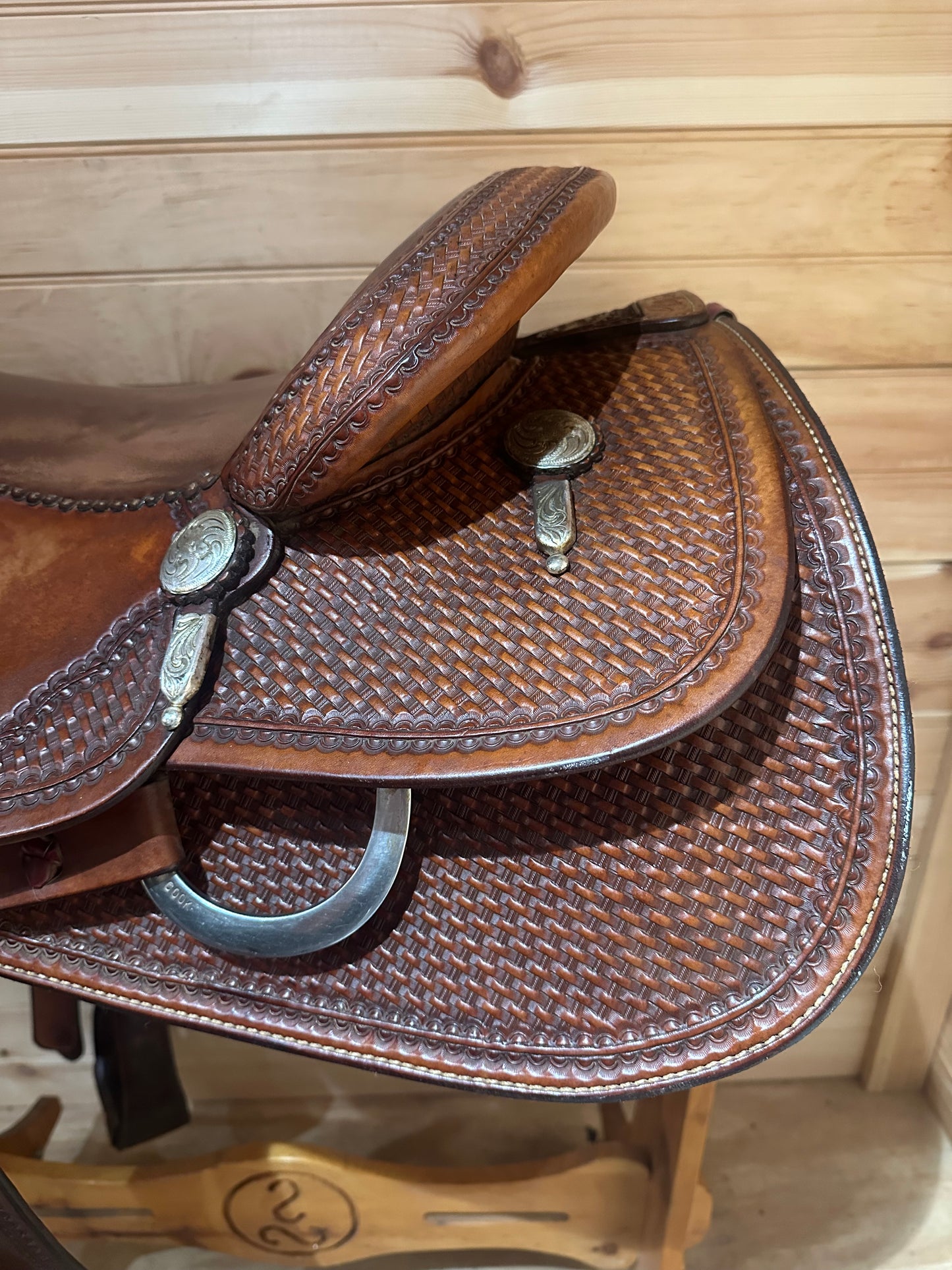 16” Billy Cook Classic Reiner Sulphur OK Western Saddle Model 6005