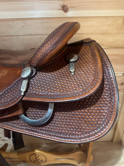 16” Billy Cook Classic Reiner Sulphur OK Western Saddle Model 6005
