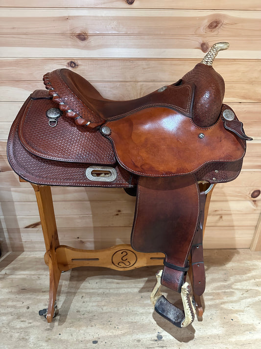 16” Billy Cook Maker Reiner Western Saddle Model 1605