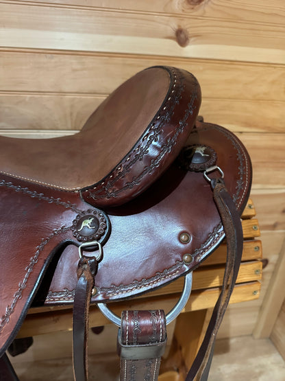 14” Clinton Anderson Aussie Stock Saddle by Martin Saddlery