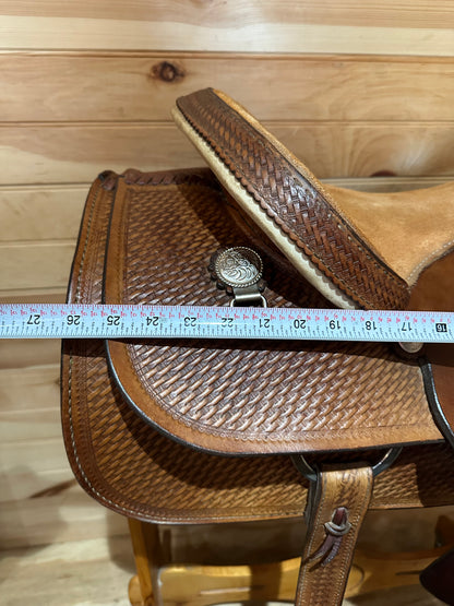 16” Crates Equi-Fit Reiner Western Saddle Model 4527
