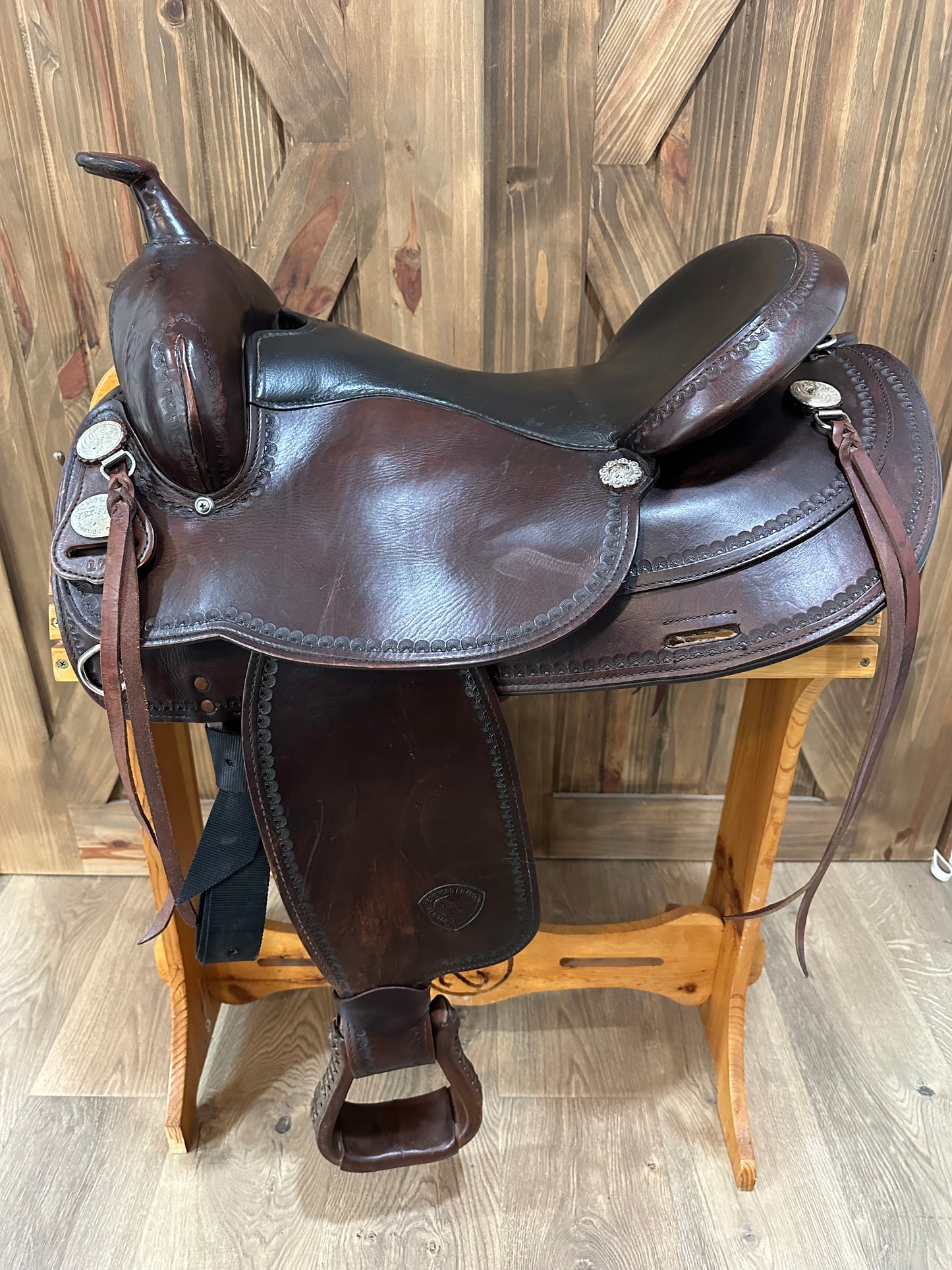 17” Tex Tan Tex-Flex Western Trail Saddle