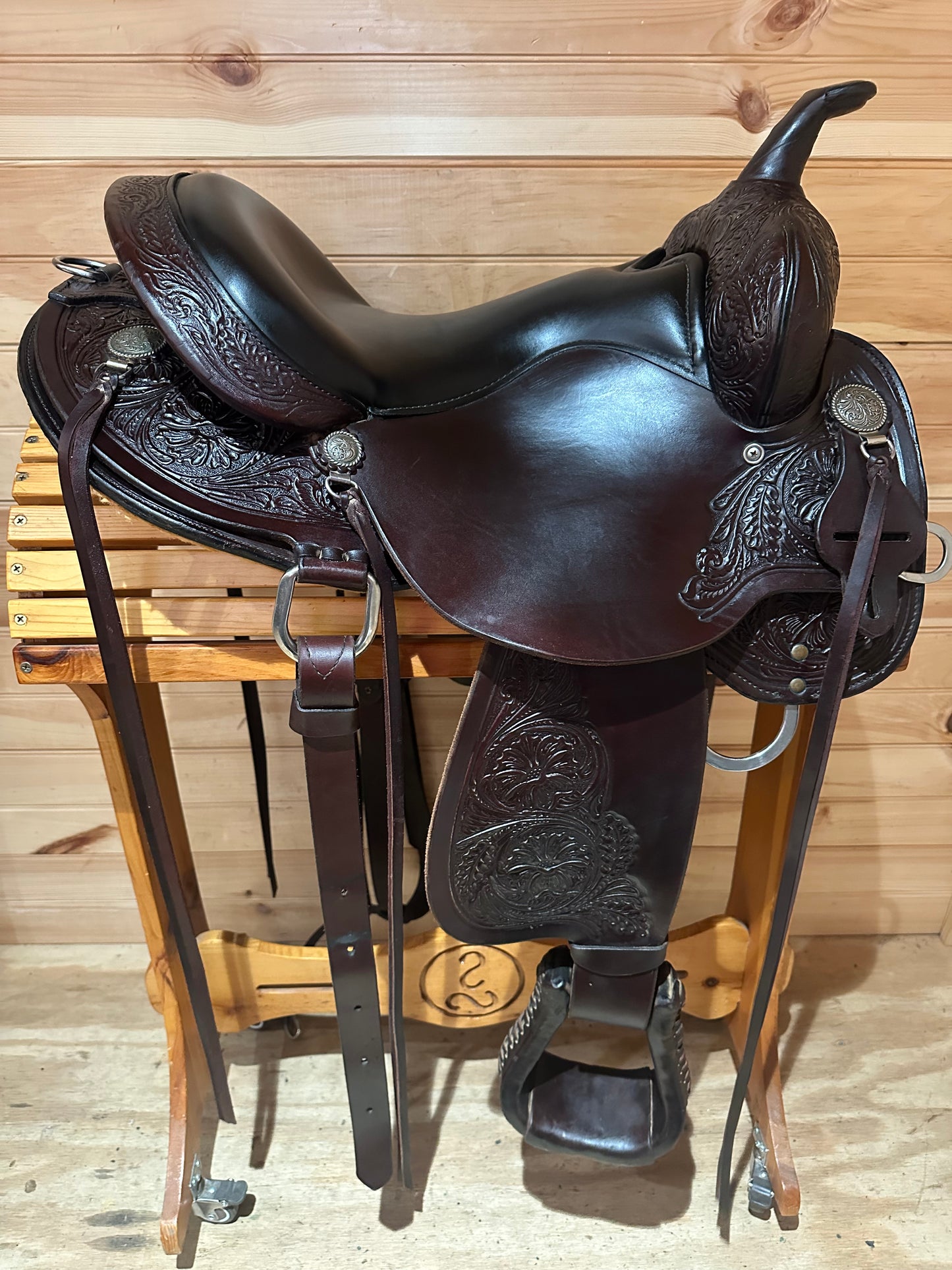 15” Circle Y High Horse Mesquite Trail Western Saddle Model 6864 (2022)